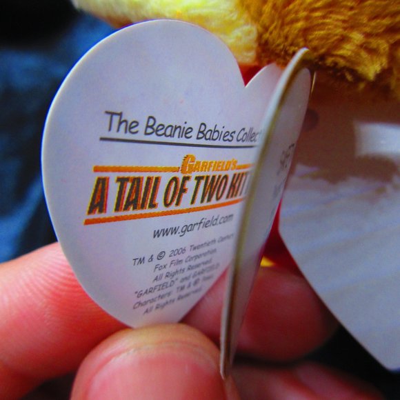 Garfield His Majesty TY Beanie Babies A Tale Of Two Kitties 8" Plush - Picture 7 of 8